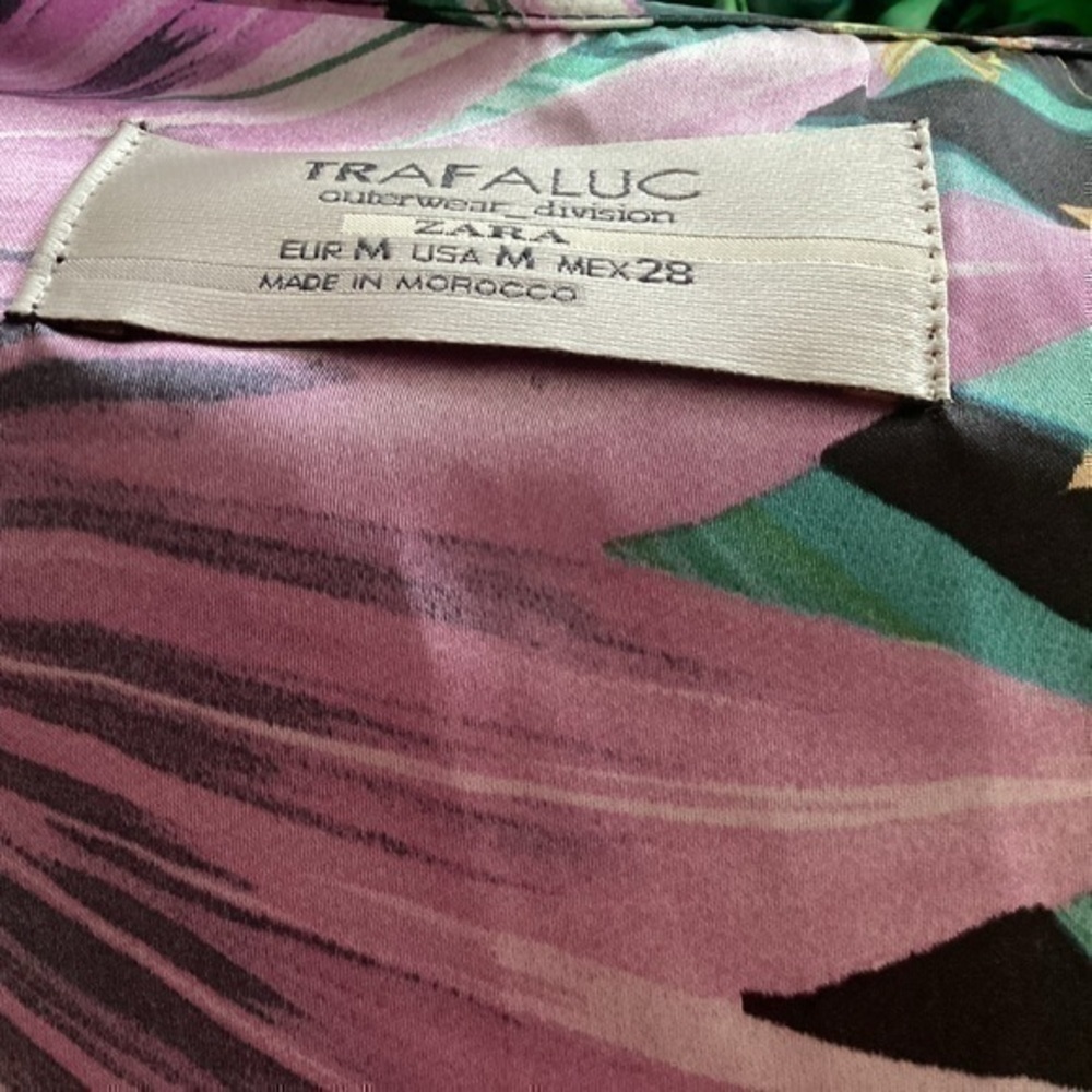 ZARA Tropical Cover up Size Medium - Picture 5 of 7